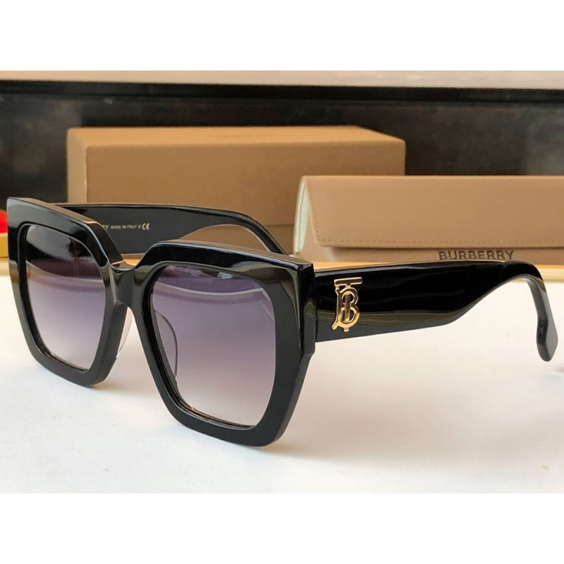 Burberry BE4527 Sunglasses In Black Gradient Gray