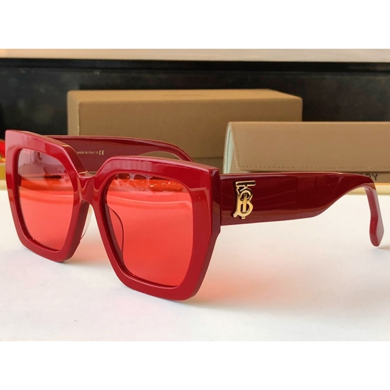 Burberry BE4527 Sunglasses In Red